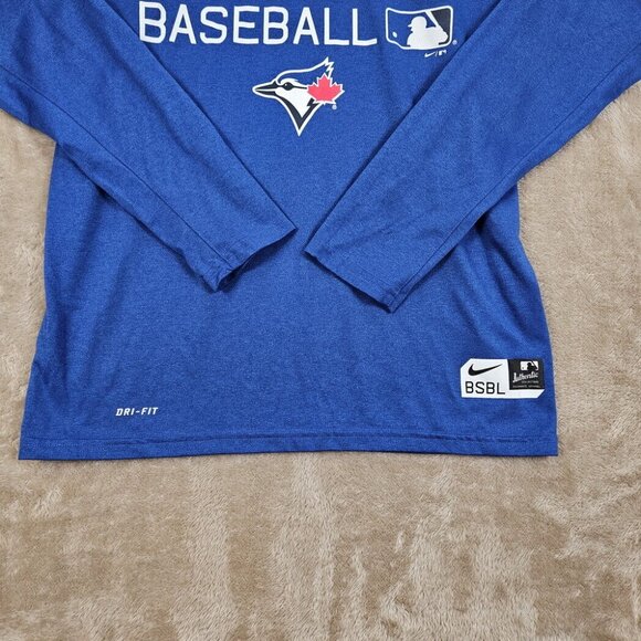 Toronto Blue Jays Nike October Baseball Postseason Shirt Adult Size M Blue MLB - Picture 7 of 10